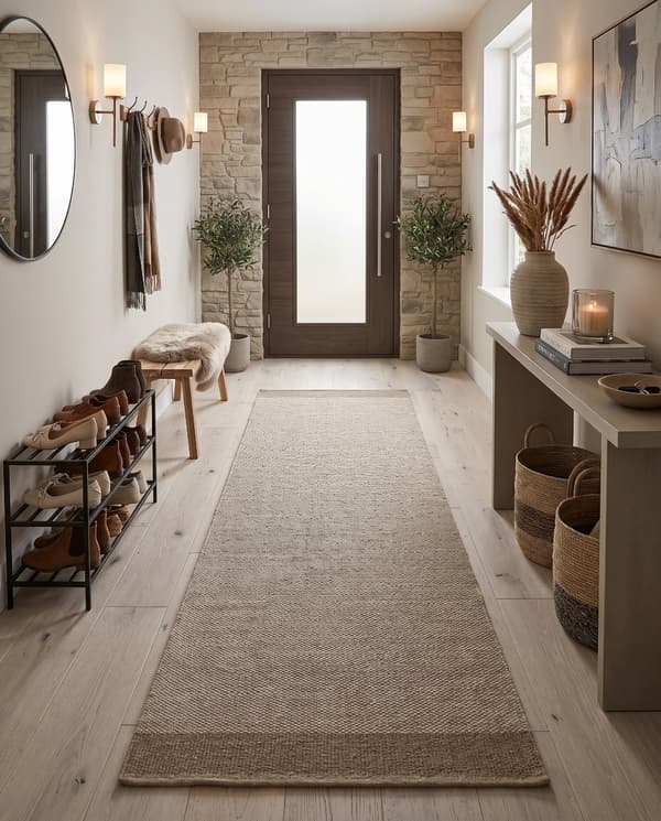 Livia Beige 75x150 cm Uldmåtte