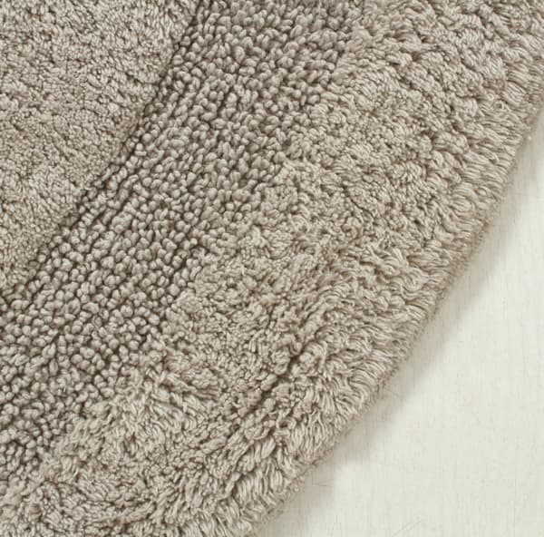 Noah Foam Grå Rund 100 cm Badrumsmatta