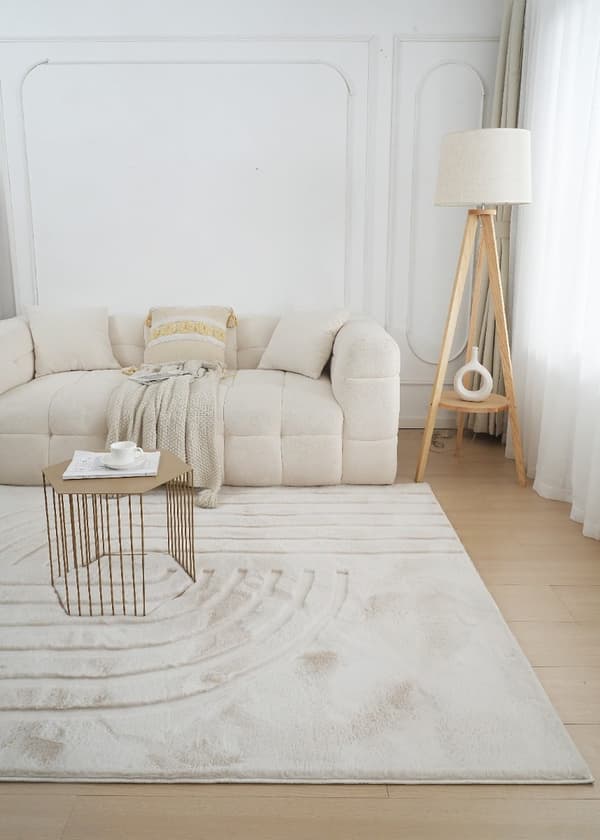 Rabbit Soho Lysbeige 200x290 cm Pelsmåtte