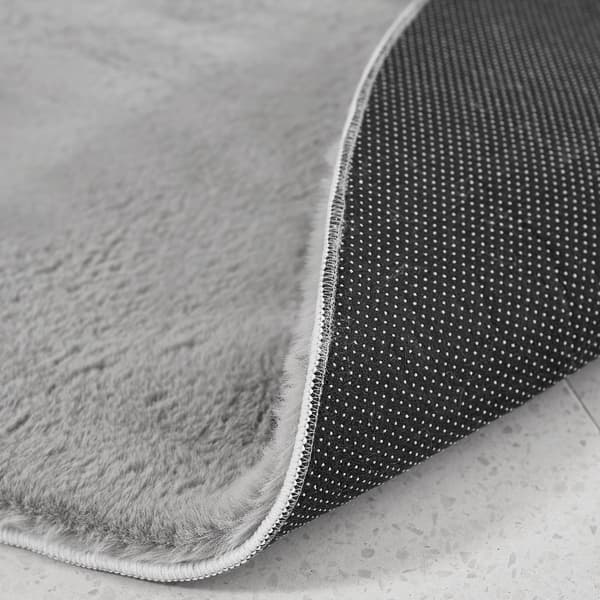 Rabbit Eco Silver Rund 240 cm Pälsmatta