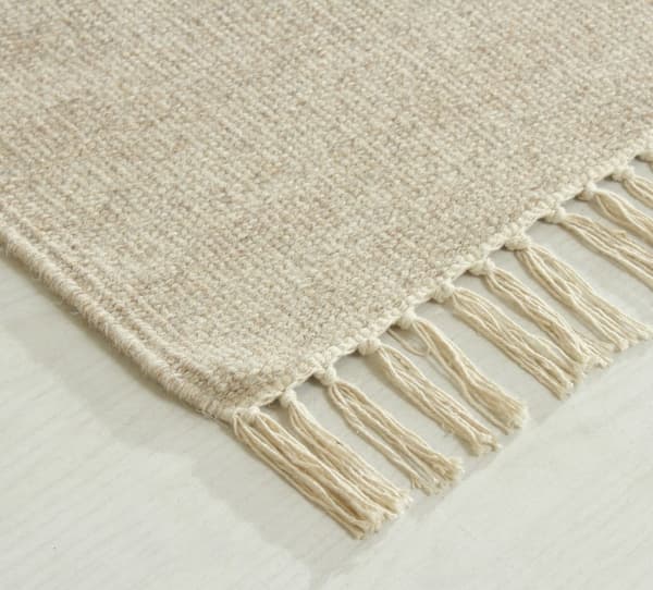 Dalen Beige 133x190 cm Ullmatta