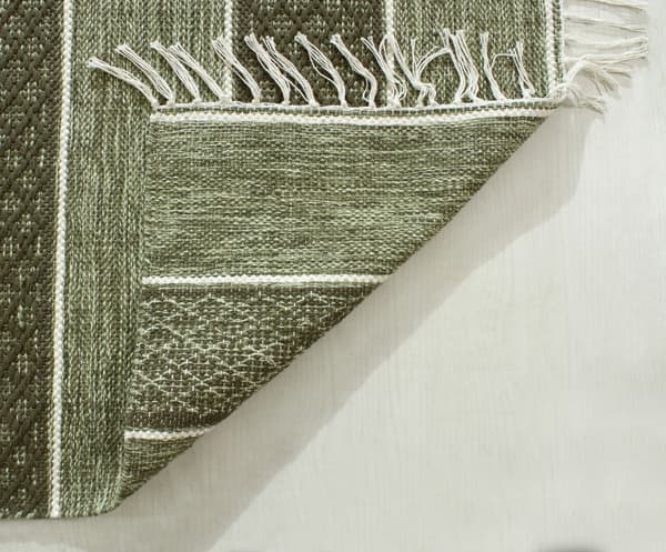 Loke Grön 75x200 cm Trasmatta
