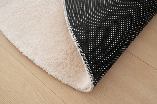 Blød Beige Rund Vaskbar Polyester Tæppe 240 cm