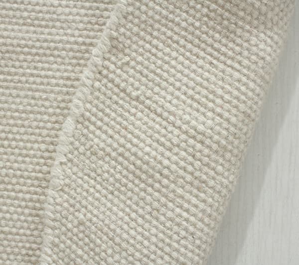 Norrsken Offwhite Rund 200 cm Ullmatta