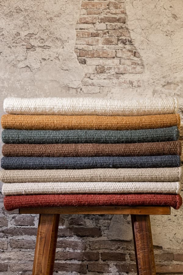 Arbo Creme Kvadrat 200 cm Ullmatta