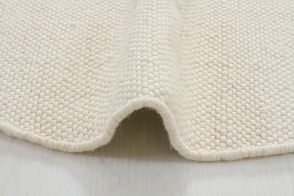 Elsa Offwhite Rund 240 cm Ullmatta