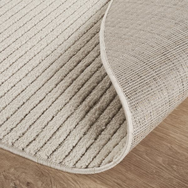 Selina Offwhite Rund 160 cm Ryemåtte