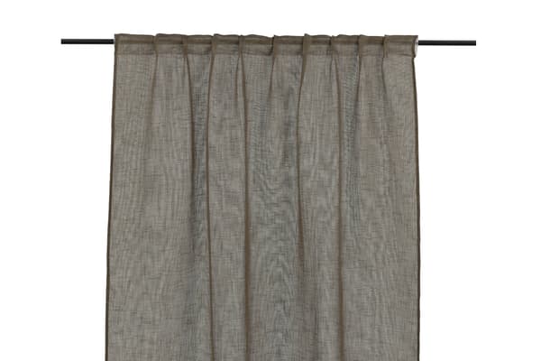 Vardoft Brun 2x140x240 cm Linnedgardin-look 2-Pak