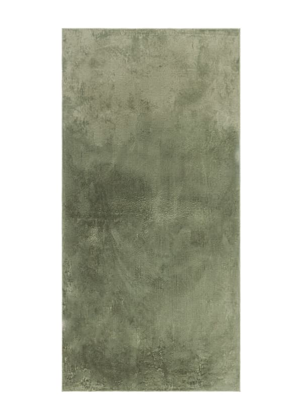 Koning Smaragdgrøn Blød Ryemåtte 80x140 cm