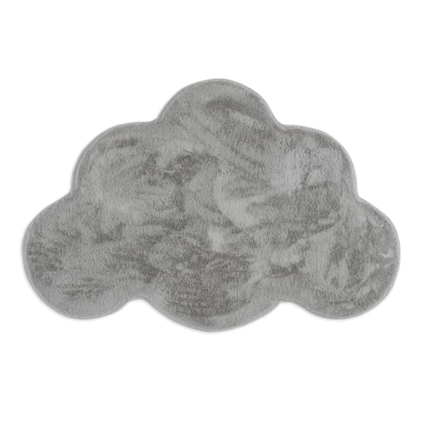 Rabbit Cloud Sølv Børnetæppe 80x120 cm Blød Pelslook
