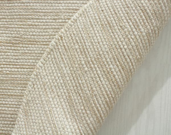 Norrsken Beige Rund Ullteppe 120 cm