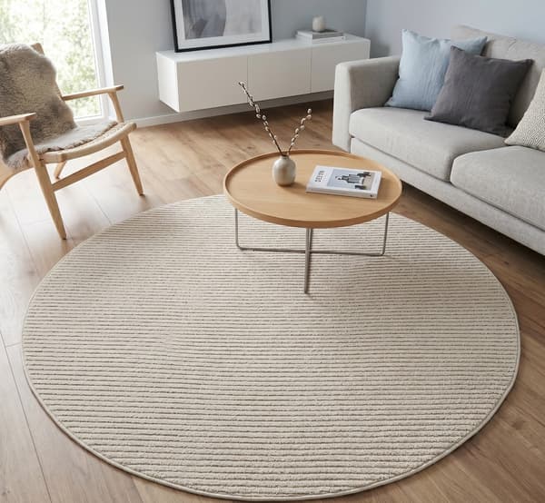 Selina Offwhite Rund 200 cm Ryamatta