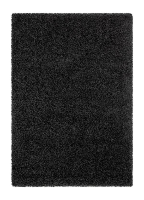 Komon Sort Ryatæppe 240x340 cm - Elegant og Holdbart