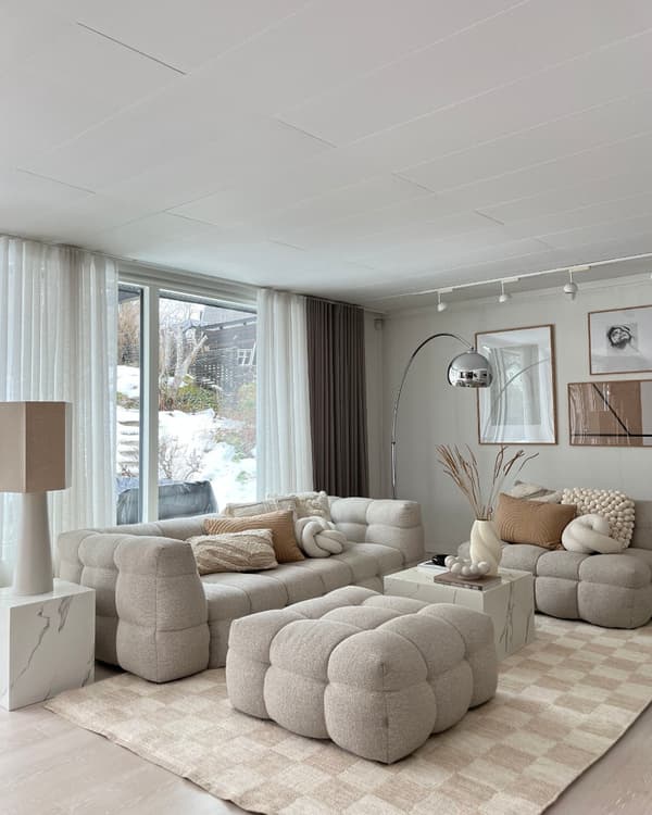 Webster Beige 160x230 cm Ullmatta