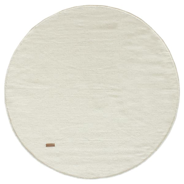 Dalen Offwhite Rund 120 cm Ullmatta