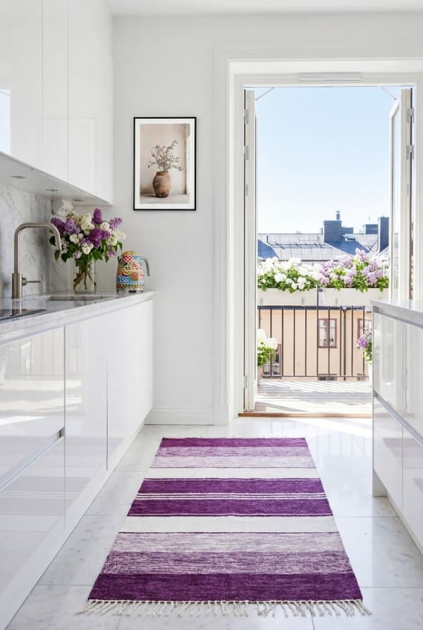 Velar Lila 75x200 cm Trasmatta