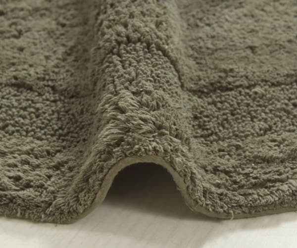 Noah Foam Grön Rund 100 cm Badrumsmatta