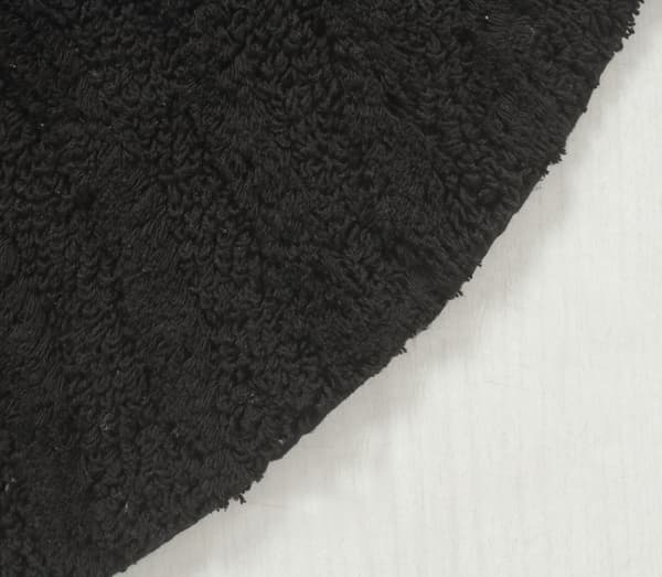 Noah Bene Svart Rund 60 cm Badrumsmatta