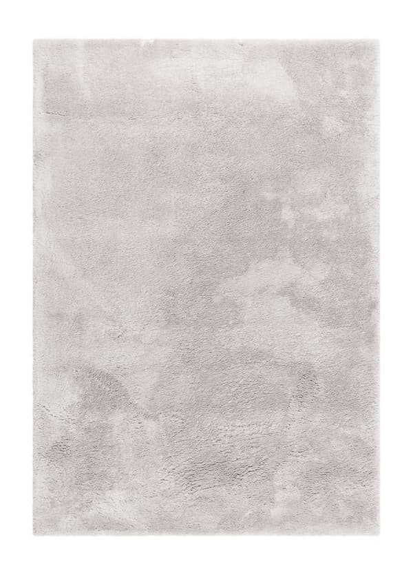 Lucid Sølv 200x290 cm Blød Ryatæppe