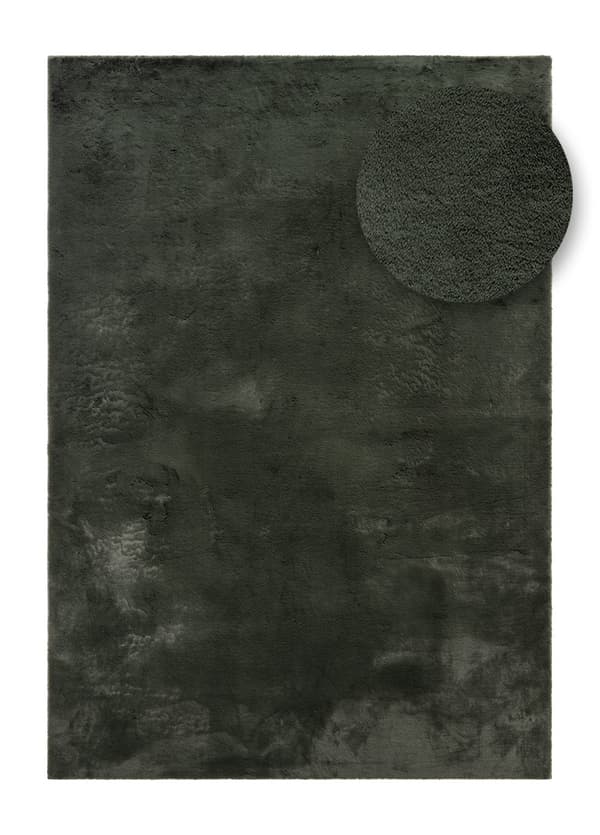 Eiderelle Grøn 120x170 cm Blød Pelslook Tæppe