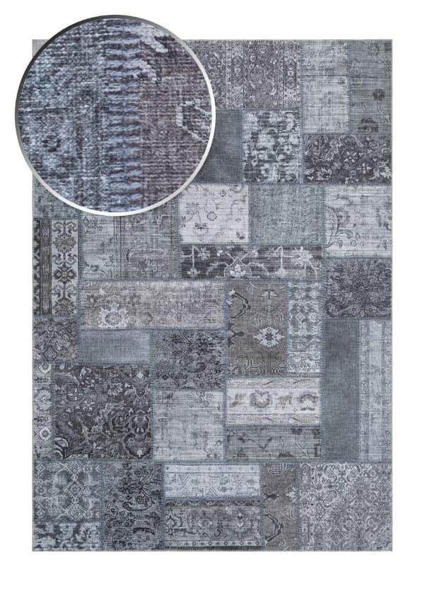 Markiss Steel Patchworkmåtte 240x330 cm i Polyester