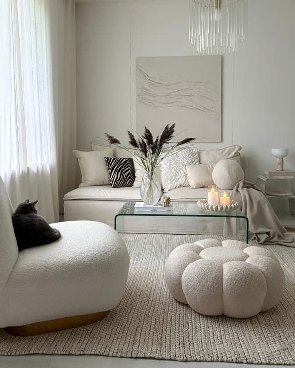 Mila Offwhite 160x230 cm Ullmatta