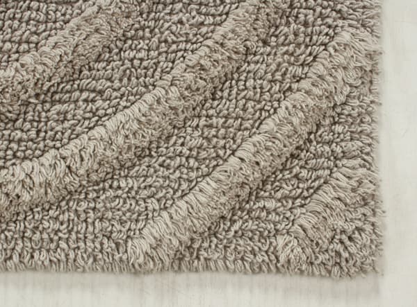 Noah Rake Grå 60x100 cm Badrumsmatta