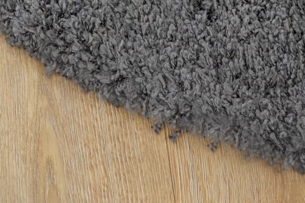 Komon Antracit Rund 200 cm Ryamatta