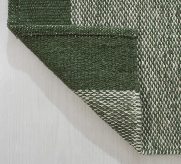 Livia Grøn 200x290 cm Uldmåtte