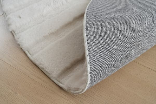 Rabbit Zen Ljusbeige Rund 160 cm Pälsmatta