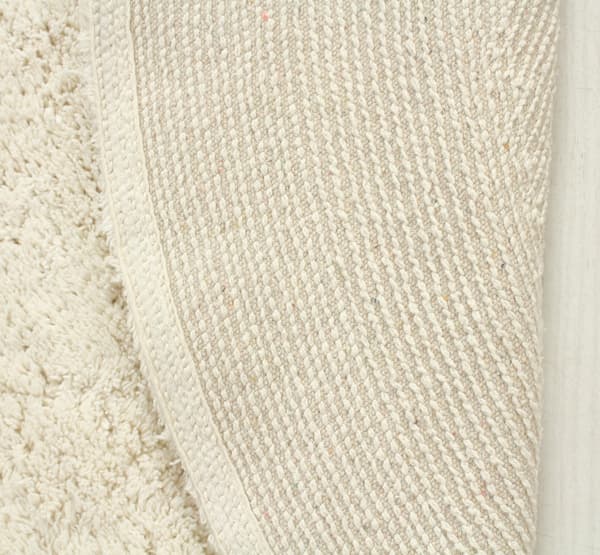 Noah Foam Vit Rund 60 cm Badrumsmatta