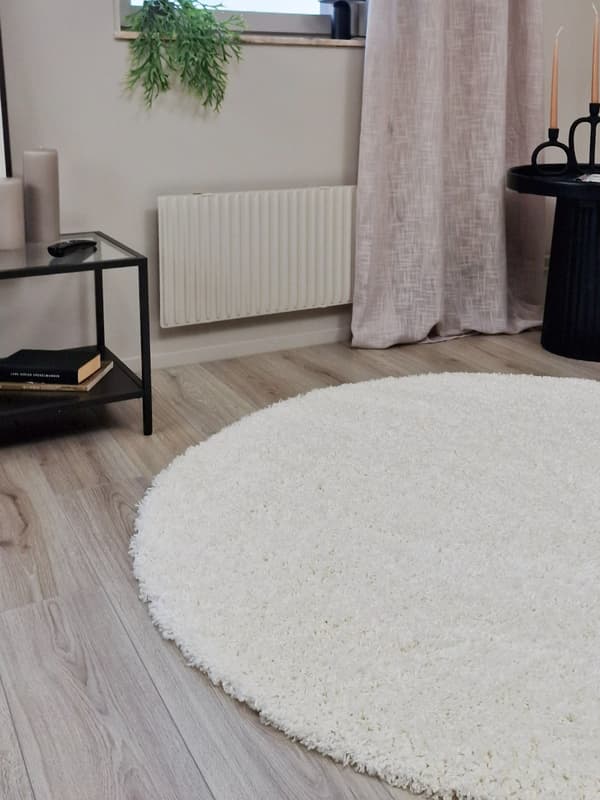 Komon Vit Rund 200 cm Ryamatta