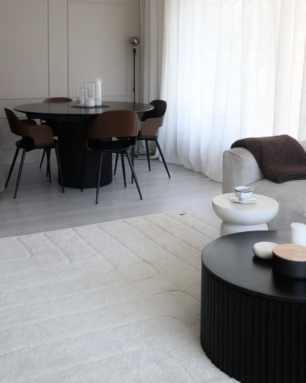 Jofrid Klay Offwhite 240x340 cm Uldmåtte