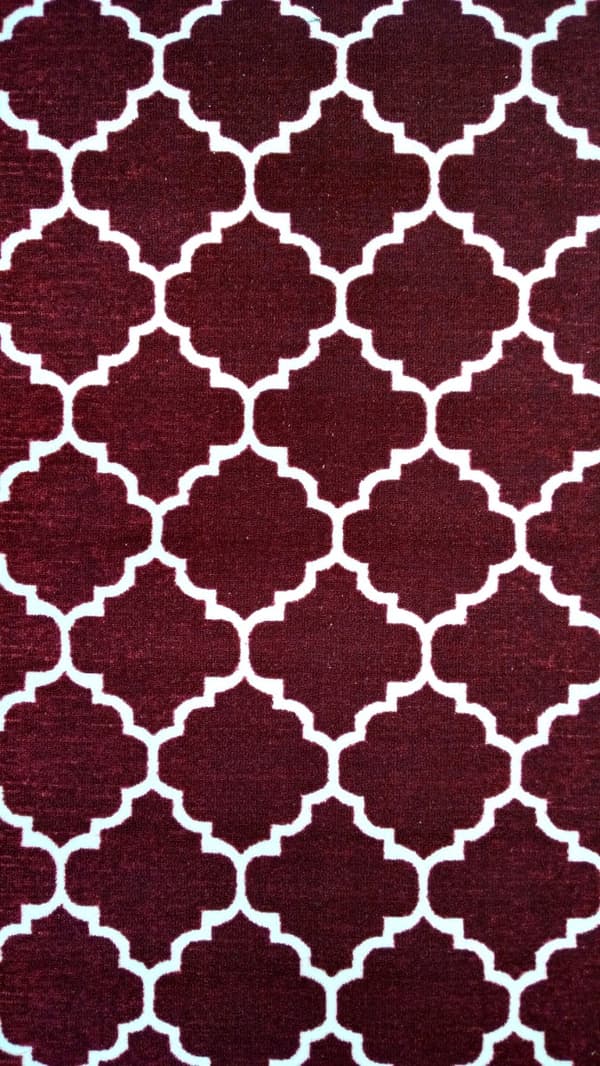 Voli Röd 160x230 cm Gummerad Matta