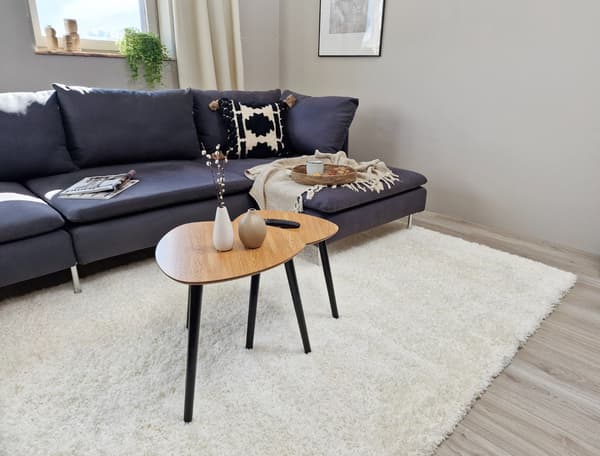 Komon Vit 133x190 cm Ryamatta