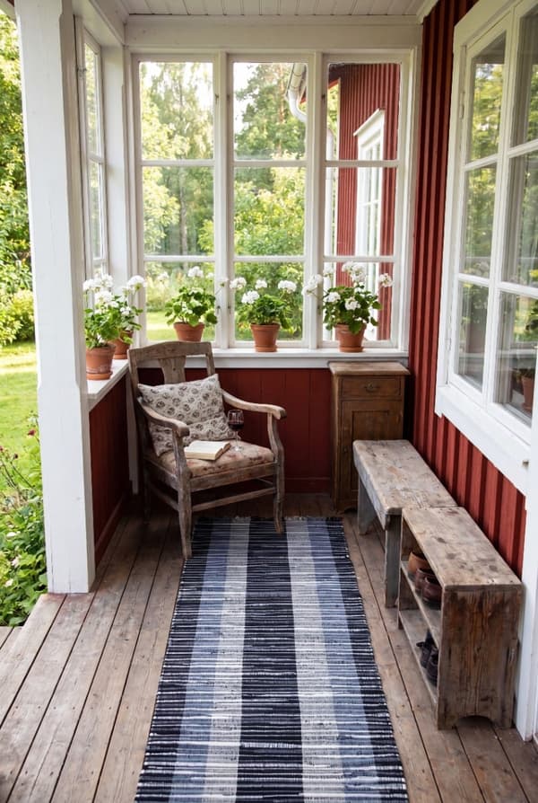 Valesio Grå 75x200 cm Trasmatta