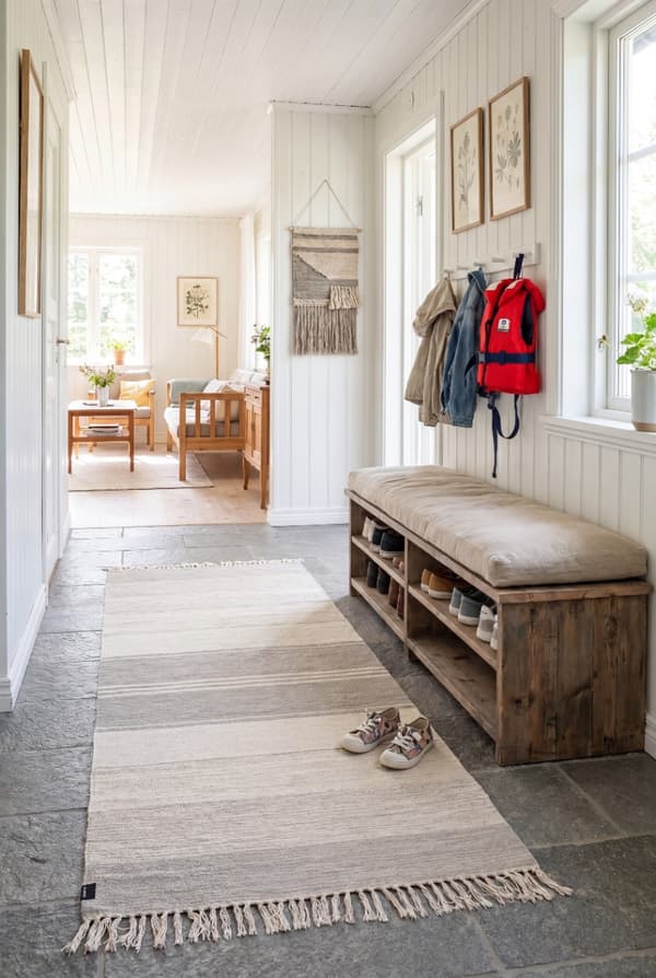Velar Grå 75x270 cm Trasmatta