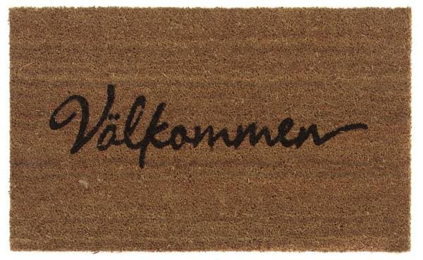 Cocos Velkommen Beige 45x75 cm