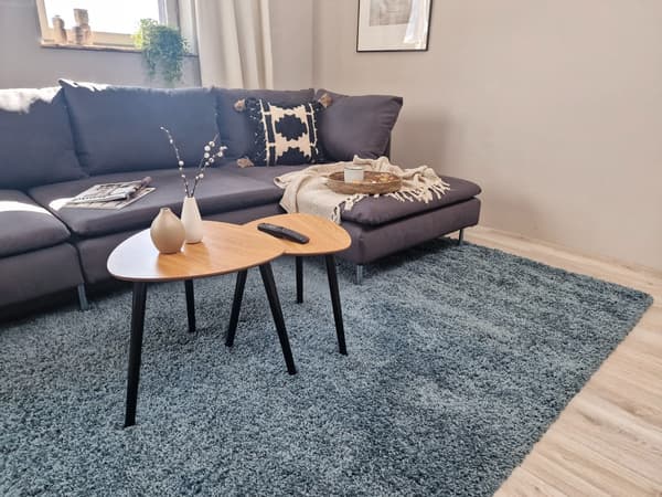 Komon Blå 160x230 cm Ryamatta
