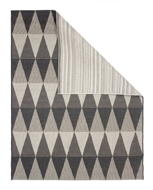 Marfa Sort 160x230 cm Indendørs- og Udendørsmåtte