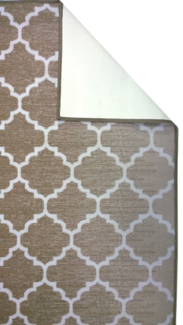 Voli Beige 80x220 cm Gummerad Matta