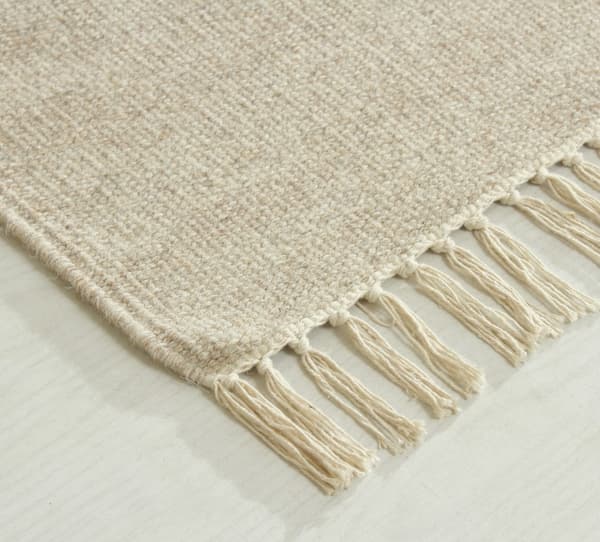 Dalen Beige 75x230 cm Ullmatta