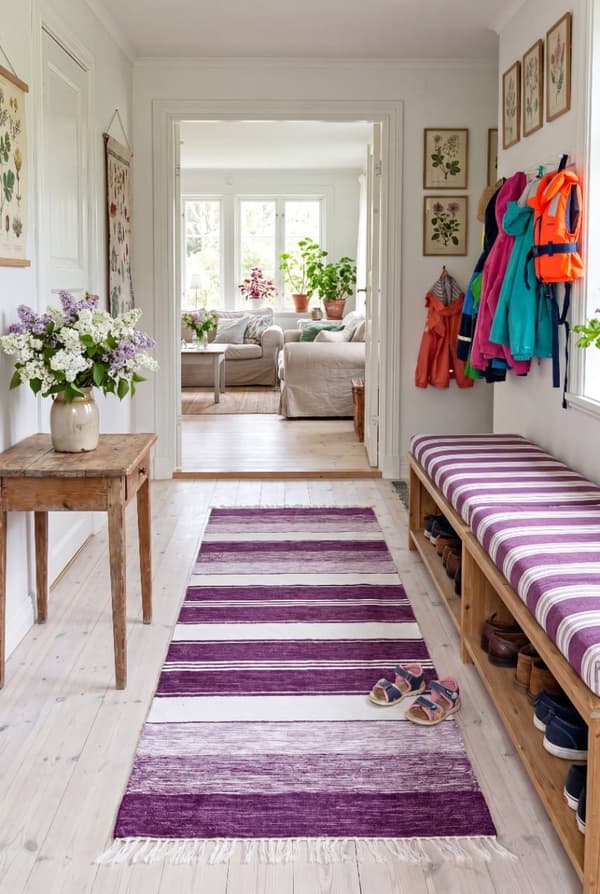 Velar Lila 75x200 cm Trasmatta