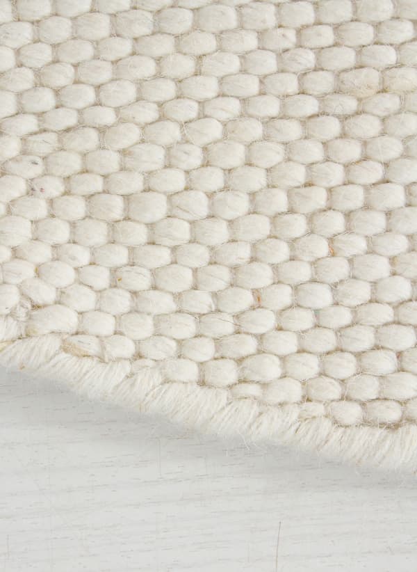 Elsa Offwhite Rund 240 cm Ullmatta