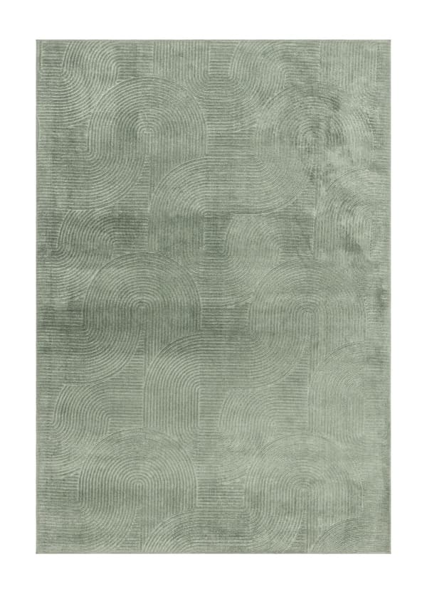 Galio Beat Grøn Vaskbar Tæppe 200x290 cm