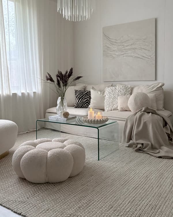 Mila Offwhite 160x230 cm Ullmatta