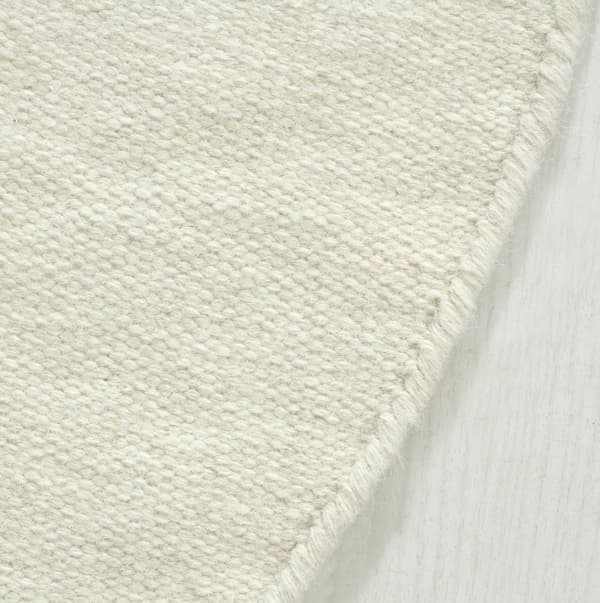 Dalen Offwhite Rund Uldmåtte 160 cm