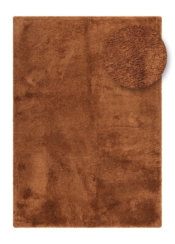 Lucid Terracotta 200x290 cm Blød Ryetæppe