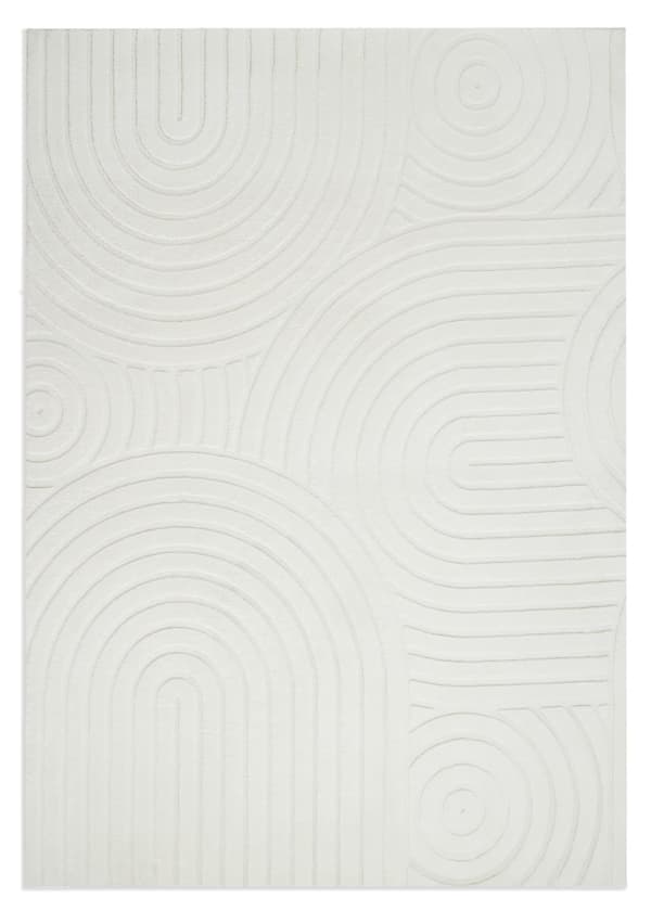 Fuzzy Lim Offwhite 160x230 cm Vaskbar Blød Tæppe