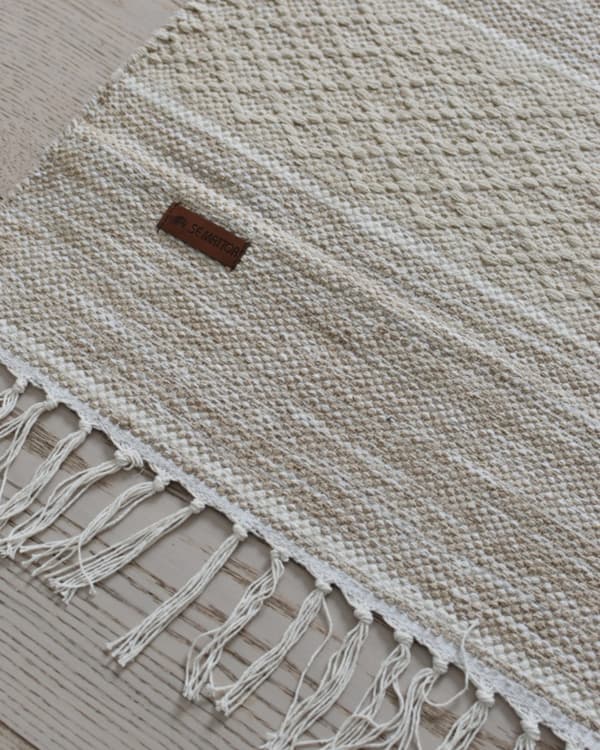 Loke Beige 75x250 cm Trasmatta